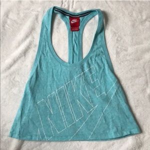 Nike racer back crop top